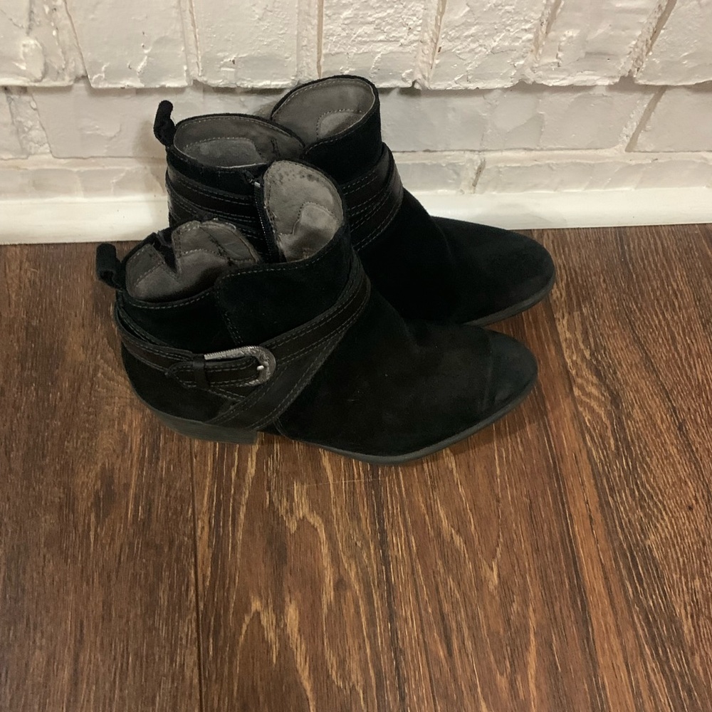 Black ankle boots